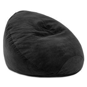 Jaxx Koku Bean Bag - Velvish/Turbo, Black