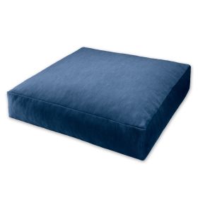 Jaxx Brio Large D√©cor Floor Pillow / Meditation Yoga Cushion, Plush Microvelvet, Indigo