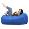 Jaxx 4 ft Lounger Bean Bag, Blueberry