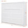 Full Size Murphy Bed Wall Bed,White