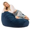 Jaxx Koku Bean Bag - Velvish/Turbo, Indigo