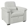 3 in 1 Convertible Sleeper Chair Sofa Bed Pull Out Couch Adjustable Chair with Pillow, Adjust Backrest into a Sofa, Lounger Chair, Single Bed or Livin