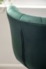 Ellston Upholstered Adjustable Swivel Barstools in Green, Set of 2