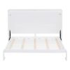 Full Size Murphy Bed Wall Bed,White