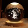 1pc Creative Crystal Ball Decoration; Desktop Night Light; Bedroom Night Light Valentine's Day Gifts Birthday Gifts