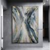 Handmade Oil Painting Canvas Wall Art Decoration Abstract Art Painting Gold Foil Streamer for Home Living Room hallway bedroom luxurious decorative pa