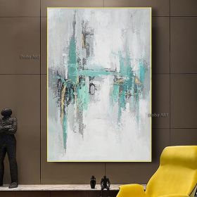 Hand Oil Painting Canvas Wall Art Decoration Modern Abstract for Home Living Room hallway bedroom luxurious decorative painting (size: 50x70cm)