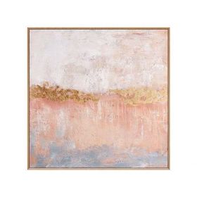 Handmade Abstract Oil Painting Top Selling Wall Art Modern Minimalist Pink Picture Canvas Home Decor For Living Room Bedroom No Frame (size: 120x120cm)