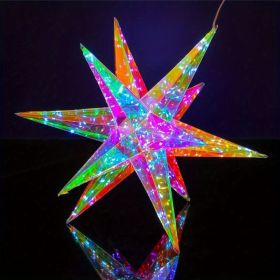 1pc Explosion Star Festival Lights Outdoor Decorative Lights Festival Party Decorative Lights Courtyard Festival Decorative Lights Colorful Lights Coo (size: small)