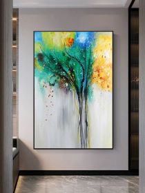 Modern Park Landscape Oil Painting Leonid Afremov Abstract Canvas Painting Wall Art Poster Prints Living Room Home Decor (size: 60x90cm)